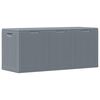vidaXL Bo&icirc;te de rangement de jardin gris PP rotin 270 L