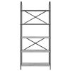 vidaXL &Eacute;tag&egrave;re Gris Sonoma 80 x 30 x 183 cm Bois d'ing&eacute;nierie