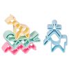 d&euml;na Ensemble de jouets en silicone en forme d'animaux Pastel 4 pcs