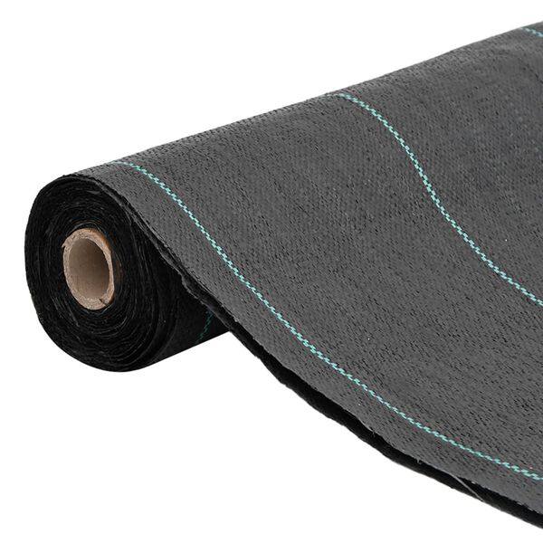 vidaXL Membrane anti-mauvaises herbes noir 0,5x150 m PP