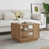 vidaXL Table basse ch&ecirc;ne artisanal 55x55x42 cm bois d'ing&eacute;nierie