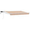 vidaXL Store r&eacute;tractable manuel avec LEDs 3,5 x 2,5 m