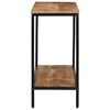 vidaXL Table console 100x35x70 cm bois de manguier massif brut