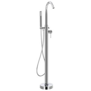 vidaXL Robinet de baignoire sur pied Acier inoxydable 118,5 cm