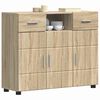 vidaXL Cabinet en Bois avec tiroir Ch&ecirc;ne Sonoma 88,5 x 30,5 x 73 cm