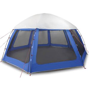 vidaXL Tente de piscine moustiquaire amovible parois maille bleu azur