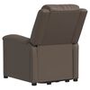 vidaXL Fauteuil Gris Similicuir