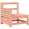 vidaXL Canap&eacute; de jardin accoudoir avec table d'appoint massif douglas