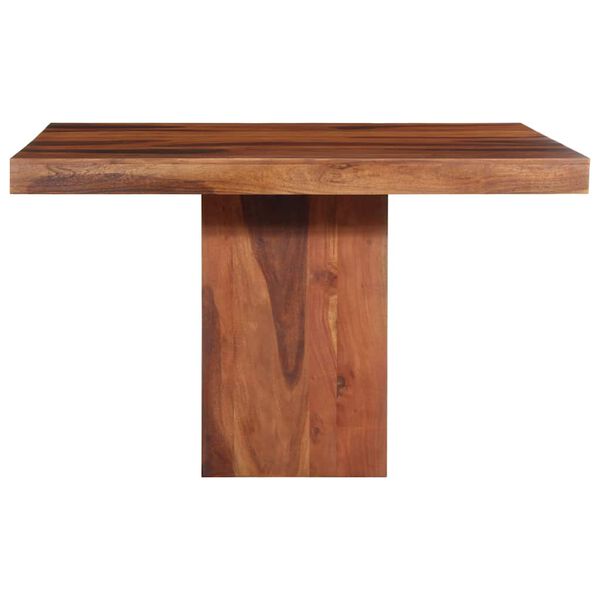 vidaXL Table à manger 120x120x77 cm bois d'acacia massif