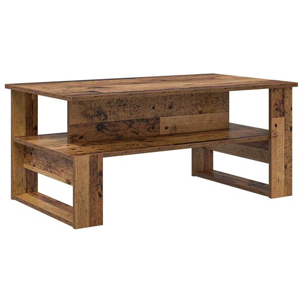 vidaXL Table basse Bois ancien 90 x 50 x 40 cm Bois d'ing&eacute;nierie