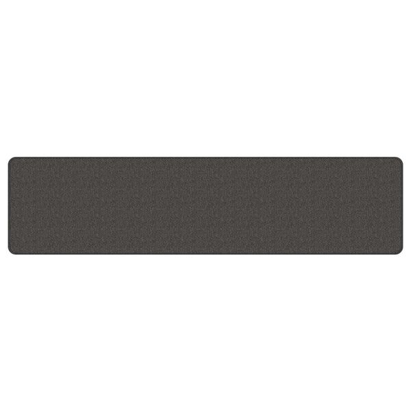 vidaXL Tapis de couloir aspect sisal anthracite 50x200 cm