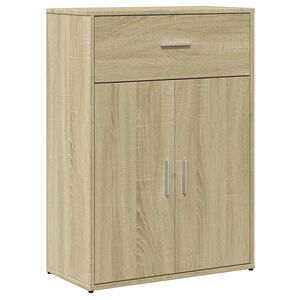 vidaXL Buffet ch&ecirc;ne sonoma 60x30x84 cm bois d'ing&eacute;nierie