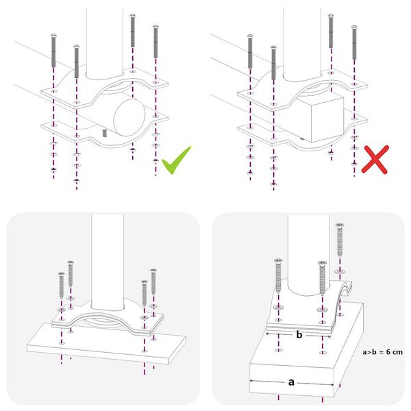 vidaXL Auvent latéral rétractable de patio 80x300 cm Gris