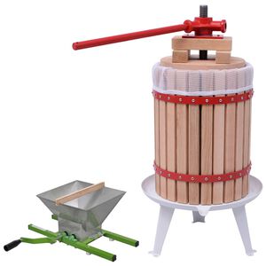 vidaXL Ensemble de 2 presse-agrumes et presse &agrave; fruits