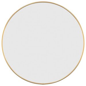 vidaXL Miroir mural Dor&eacute; &Oslash; 50 cm Rond