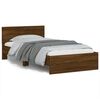 vidaXL Cadre de lit sans matelas avec t&ecirc;te de lit 100x200 cm