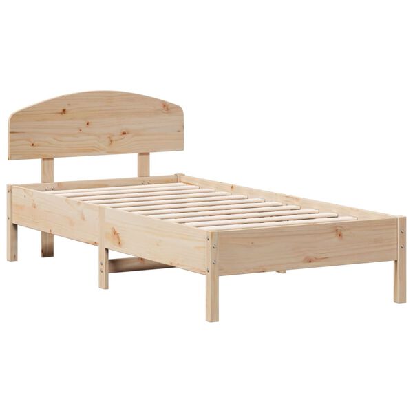 vidaXL Cadre de lit sans matelas 90x190 cm bois de pin massif