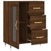 vidaXL Buffet chêne marron 69,5x34x90 cm bois d'ingénierie