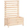 vidaXL Jardini&egrave;re avec support 79x39,5x114 cm bois de pin massif