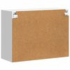 vidaXL Armoire murale de cuisine avec porte en verre Porto blanc