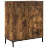 vidaXL Buffet Ch&ecirc;ne fum&eacute; 69,5 x 33 x 82 cm Bois d'ing&eacute;nierie