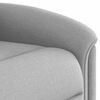 vidaXL Fauteuil inclinable électrique gris nuage tissu