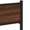 vidaXL Cadre de lit sans matelas ch&ecirc;ne marron 120x200 cm
