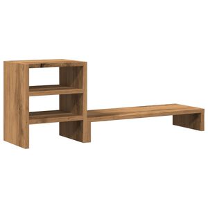 vidaXL Support de moniteur et organisateur de bureau bois d'ing&eacute;nierie