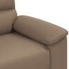 vidaXL Fauteuil cappuccino 60 cm similicuir