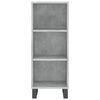 vidaXL Buffet gris b&eacute;ton 34,5x32,5x90 cm bois d'ing&eacute;nierie