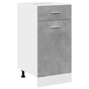 vidaXL Armoire &agrave; tiroirs "Lyon" Gris b&eacute;ton 40 x 46 x 81,5 cm Bois d'ing&eacute;nierie
