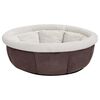 vidaXL Lit pour chien 59x59x24 cm Marron