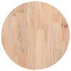 vidaXL Dessus de table rond blanc &Oslash;40x3 cm bois de pin massif