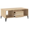 vidaXL Table basse Chêne sonoma 90x50x36,5 cm Bois d'ingénierie