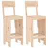 vidaXL Ensemble de bar de jardin 3 pcs bois de pin massif