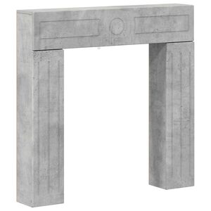 vidaXL Cadre de chemin&eacute;e Gris b&eacute;ton 102 x 18 x 100,5 cm