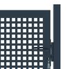 vidaXL Portail de cl&ocirc;ture Anthracite 102 x 150 cm Acier