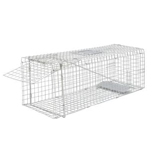 vidaXL Pi&egrave;ge &agrave; vie galvanis&eacute; 80 cm