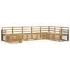 vidaXL Ensemble de canap&eacute;s d'ext&eacute;rieur 8 pcs Blanc 306 x 187,5 x 73 cm
