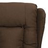 vidaXL Fauteuil Marron Tissu