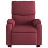 vidaXL Fauteuil inclinable rouge bordeaux tissu