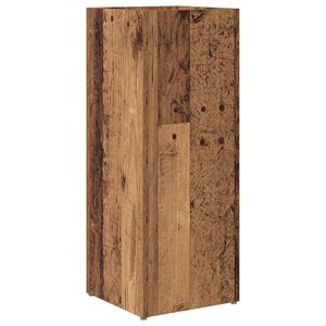 vidaXL Porte-parapluie Bois ancien 25 x 24,5 x 64 cm Bois d'ing&eacute;nierie