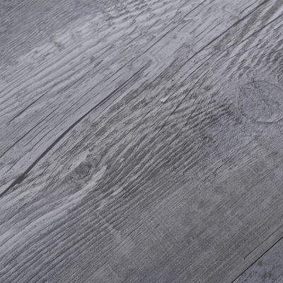 vidaXL Planches de plancher PVC autoadhésif 2,51 m² 2 mm Gris bois mat