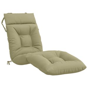 vidaXL Coussin de transat VIANEN 100 % polyester Vert clair