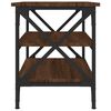 vidaXL Table d'appoint Chêne marron 55x38x45 cm Bois d'ingénierie
