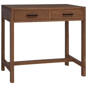 vidaXL Bureau avec tiroirs Naturel Bois de teck massif 80 x 50 x 75 cm