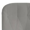 vidaXL Chaise de relaxation Gris clair Velours