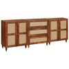 vidaXL Ensemble de buffet 3 pc 180 x 33 x 75 cm Bois de mangue massif