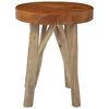 vidaXL Tabouret Marron Bois de teck