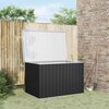 vidaXL Boîte de rangement de jardin Anthracite 149x99x93 cm